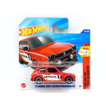 '73 Honda Civic Custom/Personnalise - Hot Wheels Mainline